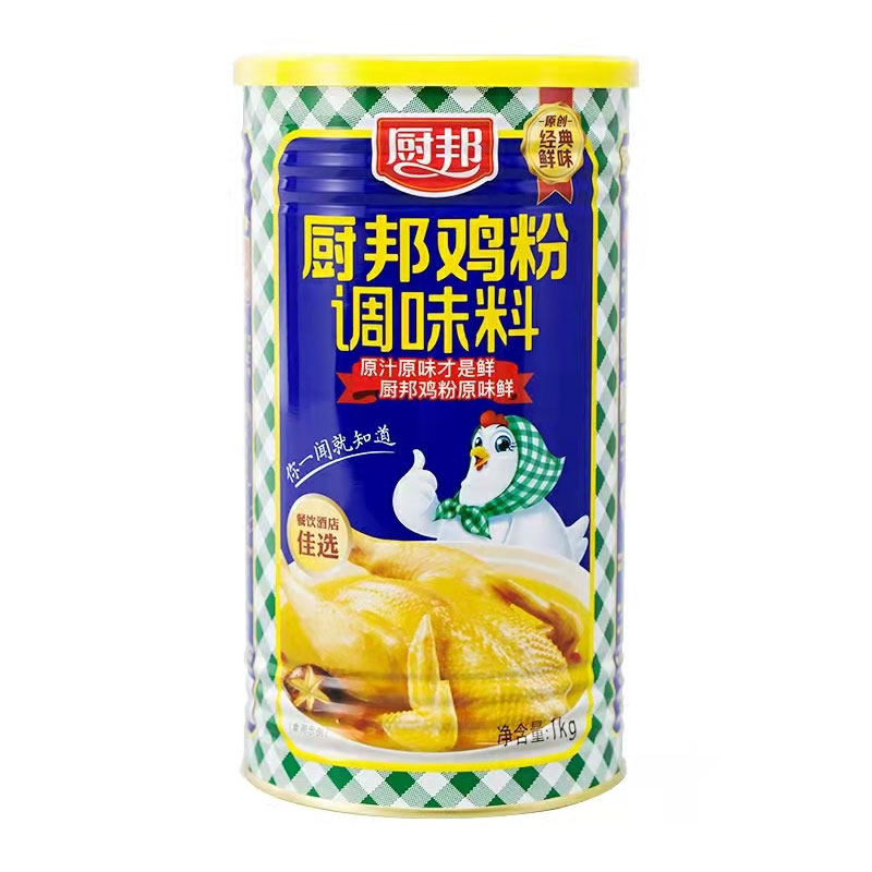 厨邦鸡粉1kg罐装原味醇鲜浓香型鸡汁炒菜高汤增鲜经典上汤调味