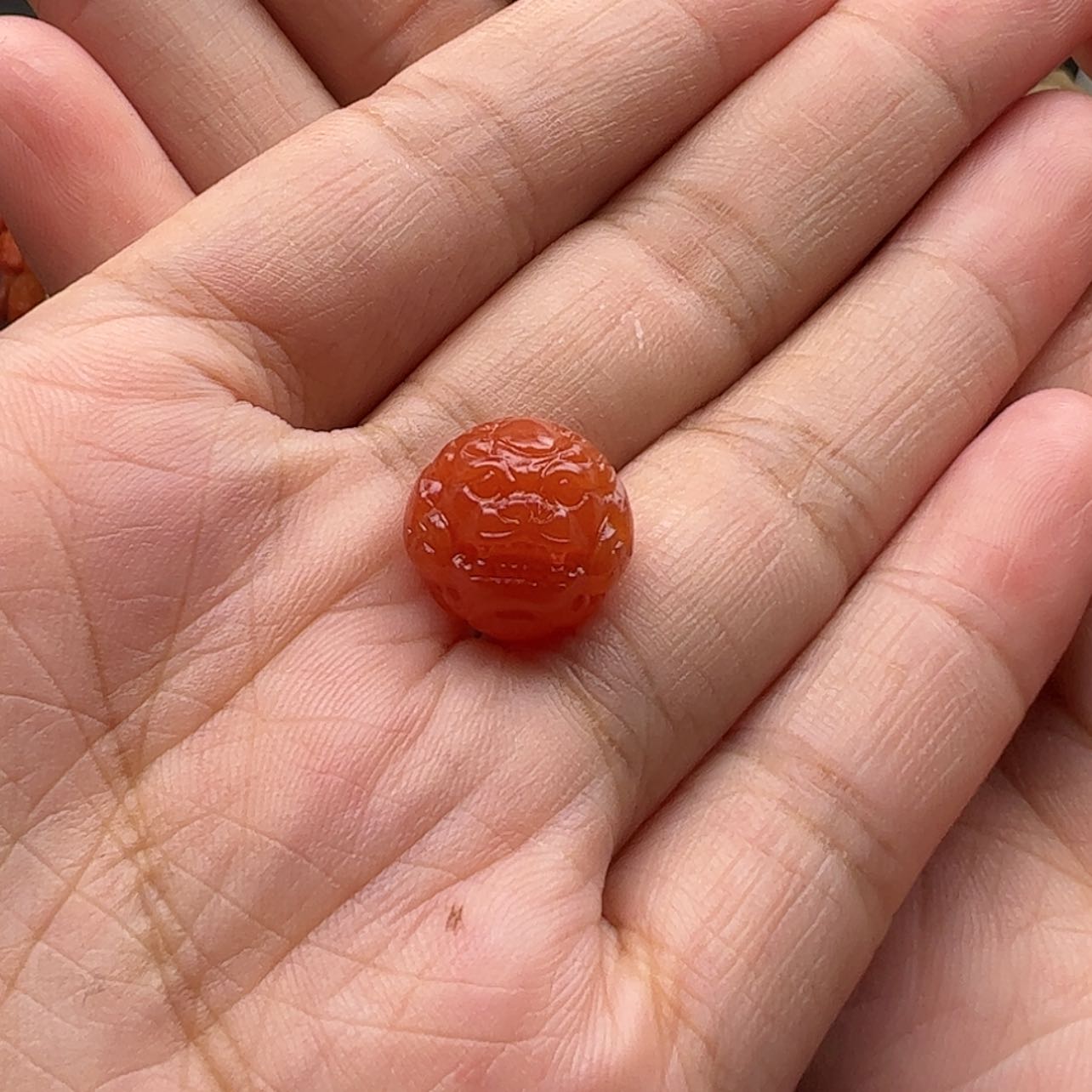 【闪购商品】南红玛瑙珠宝奇石未镶嵌旭**光貔貅珠福利价
