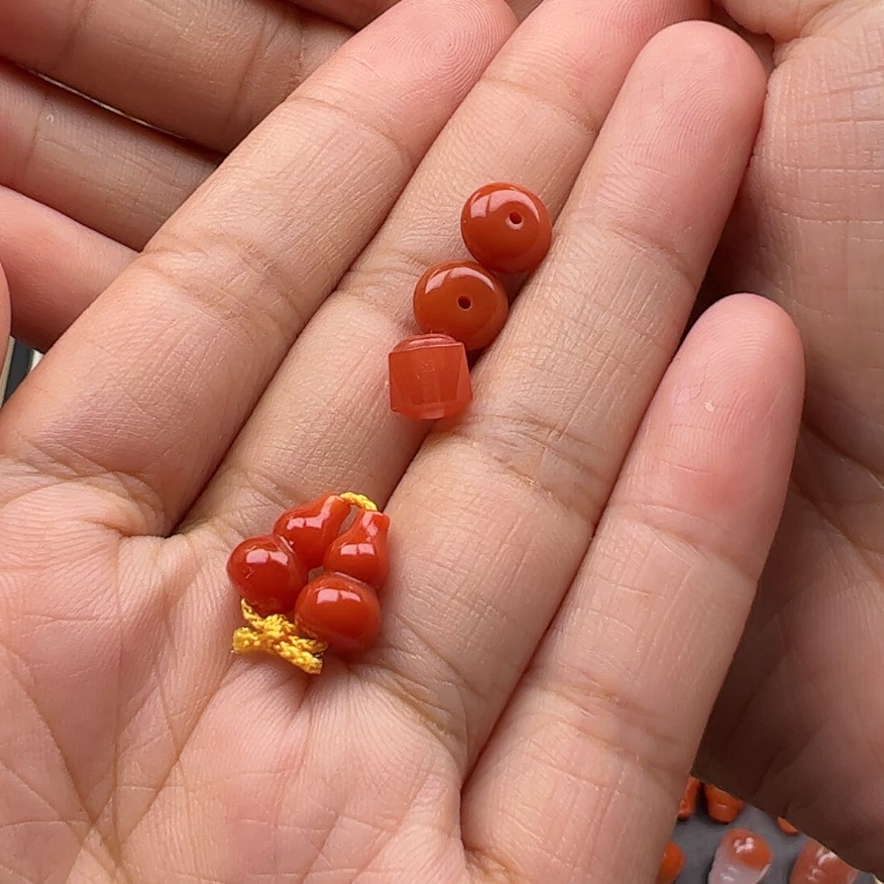 【闪购商品】南红玛瑙珠宝奇石未镶嵌话****多葫芦套装福利价