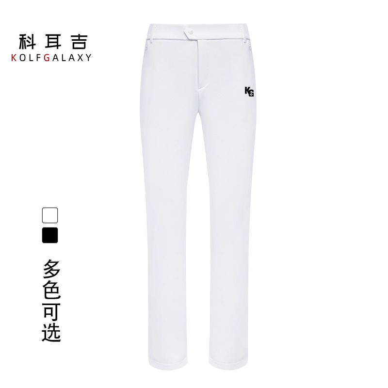 科耳吉【经典印记】冬季加绒加厚抗寒防风男士休闲裤小脚裤高尔夫