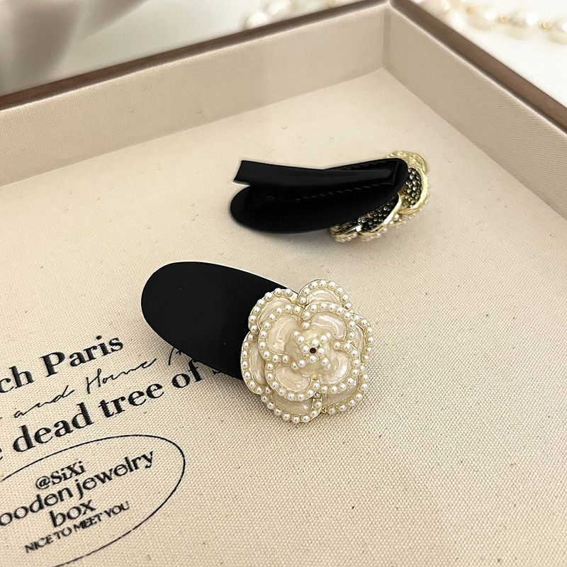 小发卡碎发夹头发侧边夹发饰刘海夹山茶花字母韩国品赫本风女头饰