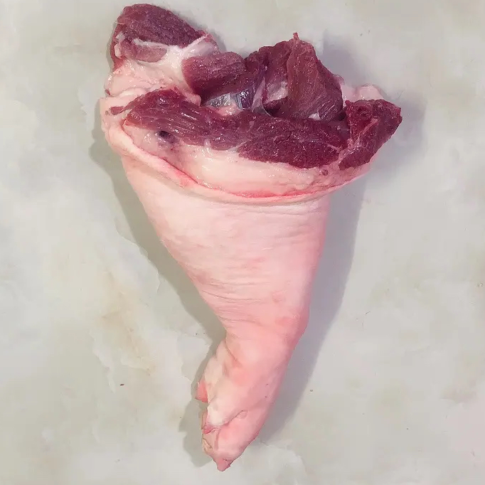 D正宗高山农家杂草粮食喂养新鲜土猪肉猪脚