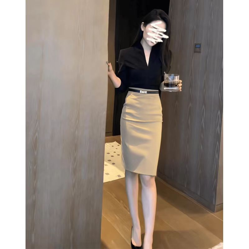 轻熟御姐气质修身包臀半身裙女装2024秋季新款时髦职业半身裙