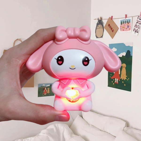 美乐蒂比心会说iloveyou发声玩偶发光小玩具送女友生日情人节礼物