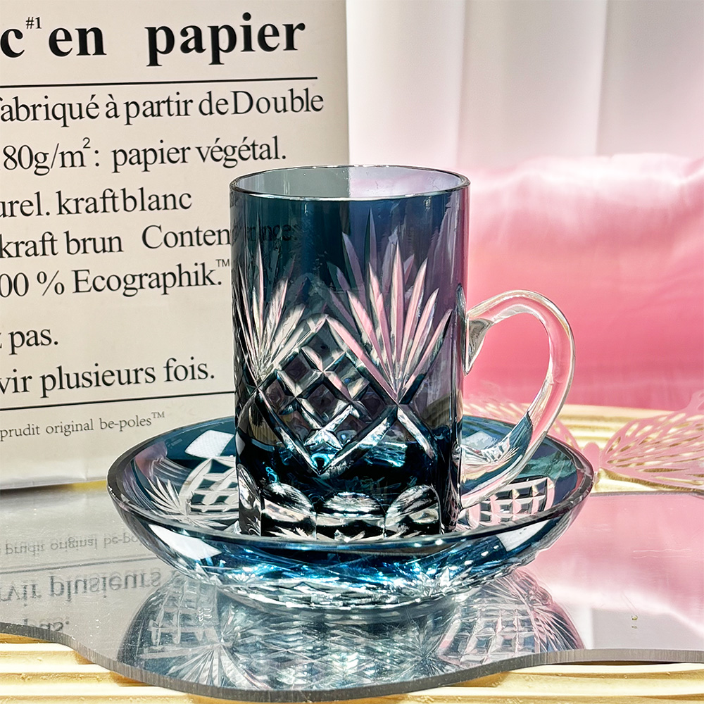 【清仓】日式江户切子水晶玻璃杯微瑕清仓大捡漏直播专用链接纯手工