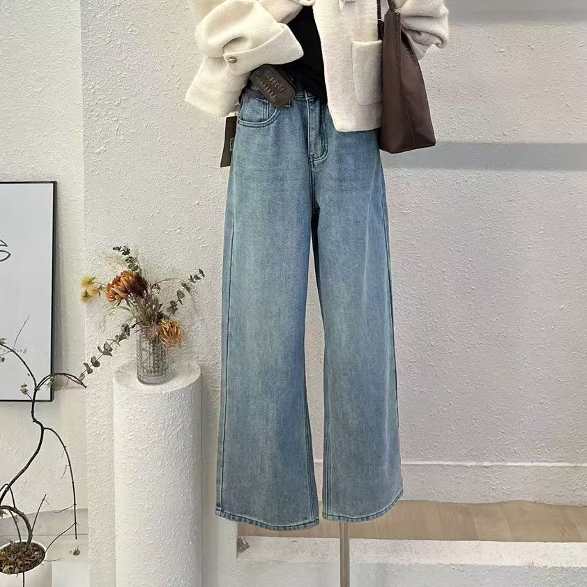 【贝加尔湖】复古百搭裤子-66182