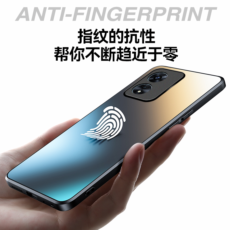 支架新款适用OPPO A97 5G手机壳A975G防摔抗指纹纯色AG磨砂男女商