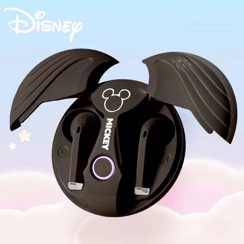 迪士尼蓝牙耳机天使之翼2023新款运动游戏超长待机学生党男女通用