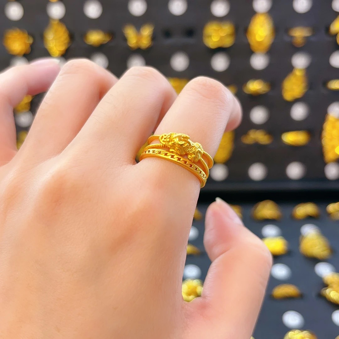 铜合金戒指 （6）时尚开口可调节戒指