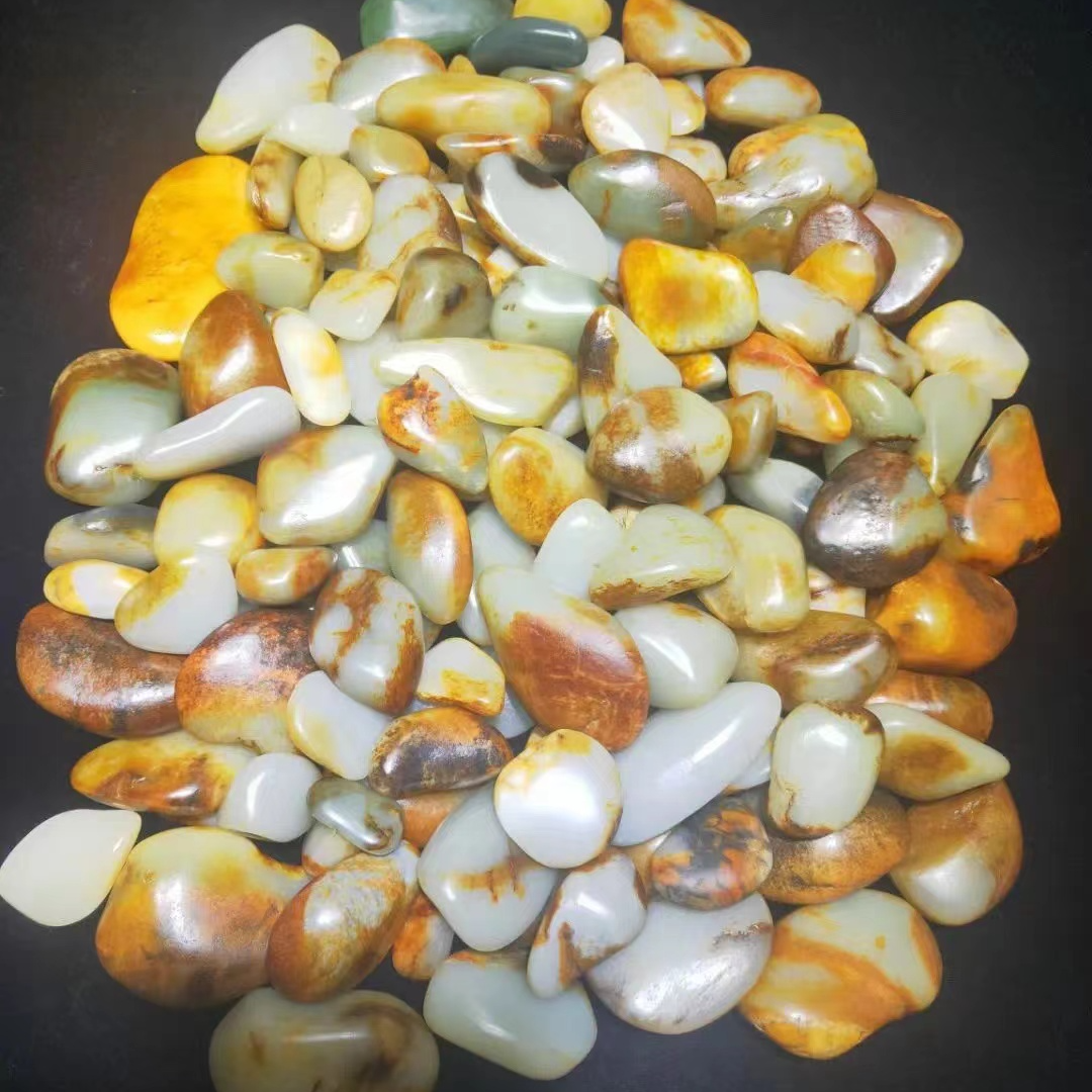 新疆和田天然玉石盆景石，小盆景石