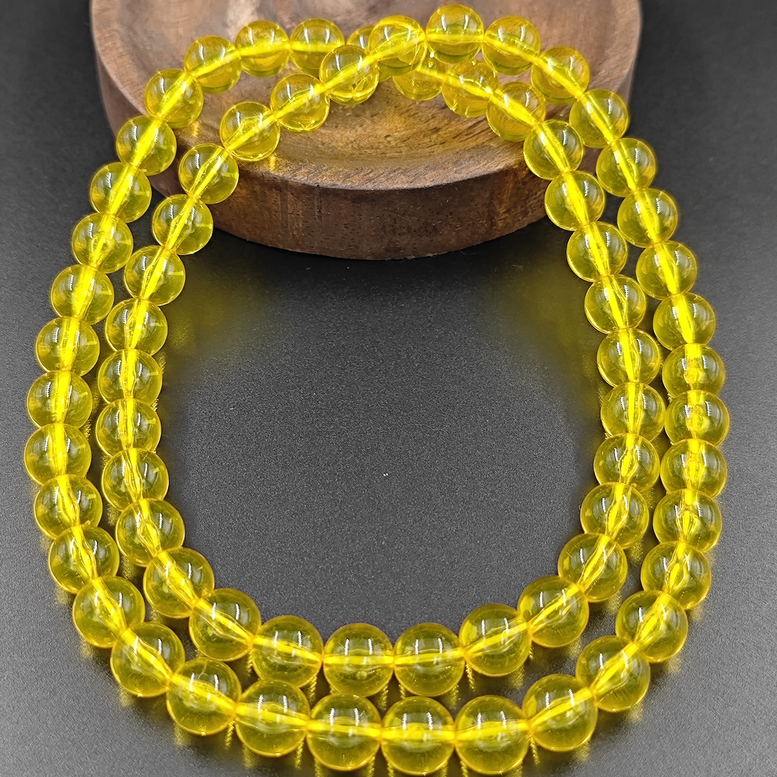 【古典珍藏】G241经典时尚树脂长串项链