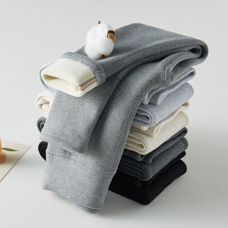 咪多咪彩女童2024秋冬冬季新款舒适保暖加绒加厚百搭外穿打底裤