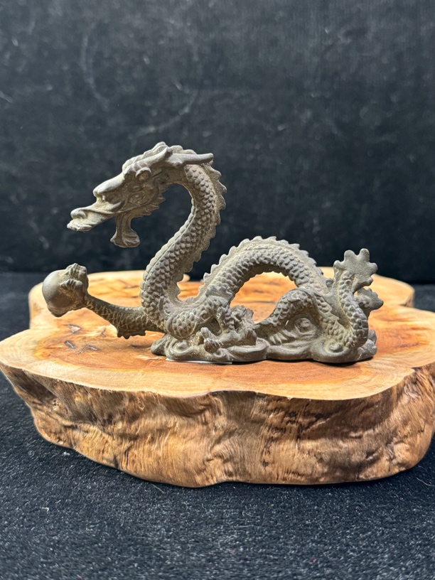 纯铜龙镇纸 摆件 默认微瑕