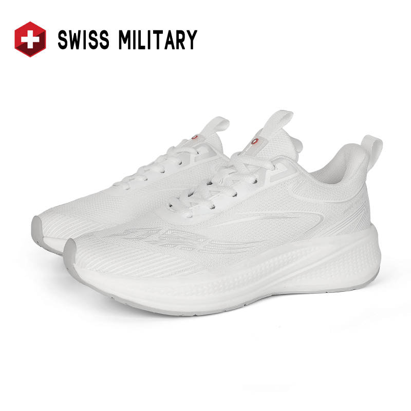 SWISS MILITARY舒适网面男女同款鞋子减震休闲时尚运动鞋3313x