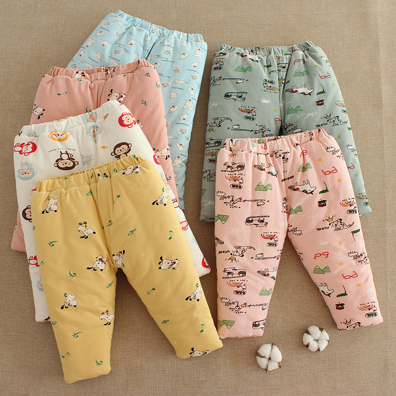 儿童棉花棉裤冬季加厚高腰幼儿棉裤内胆婴儿宝宝棉裤居家棉服