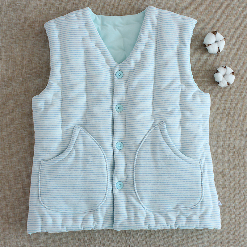 女士手工纯棉花马甲成人保暖加厚修身背心棉服秋冬季大人休闲马夹