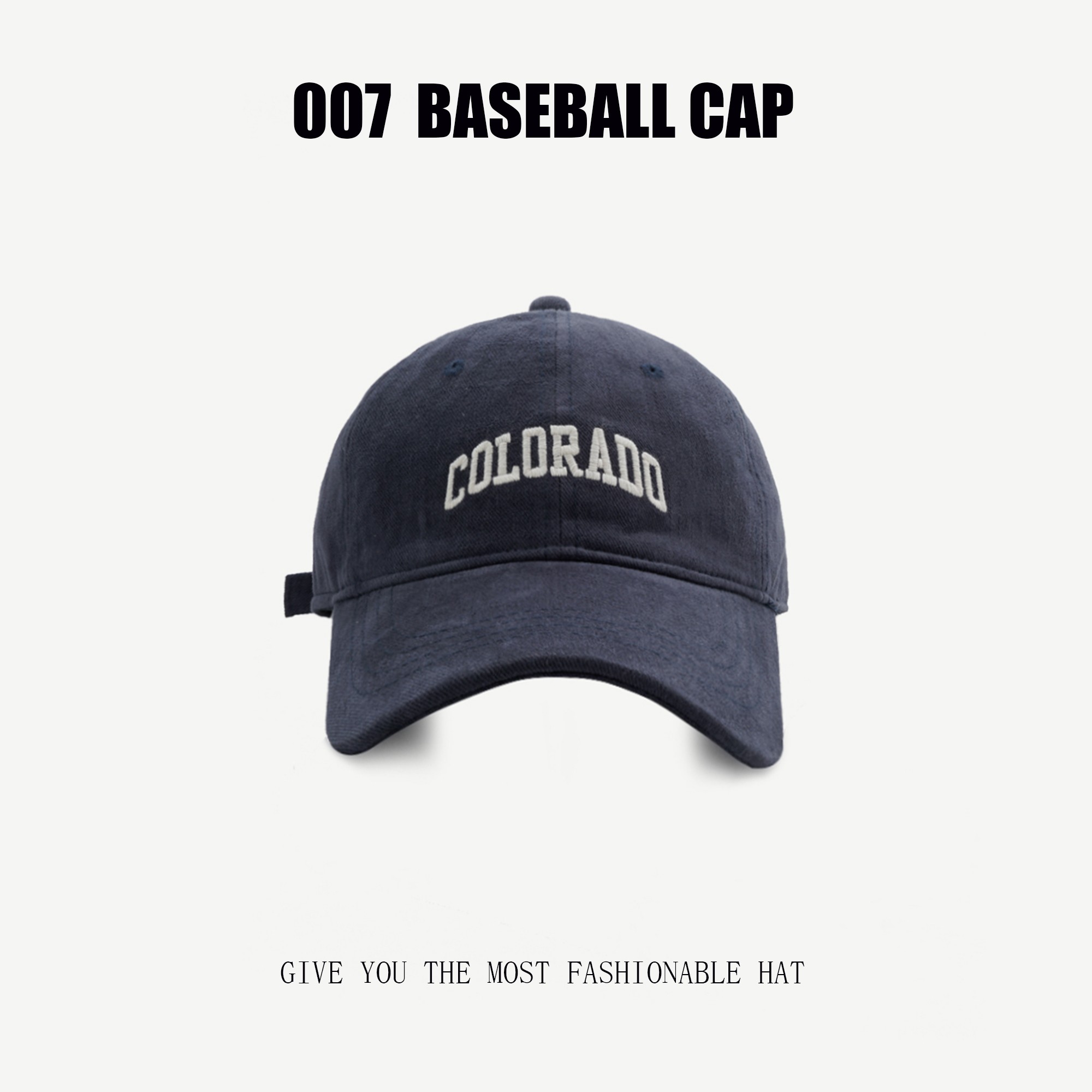 帽子情侣街头潮牌字母刺绣棒球帽韩版水洗棉鸭舌男女大头围中性