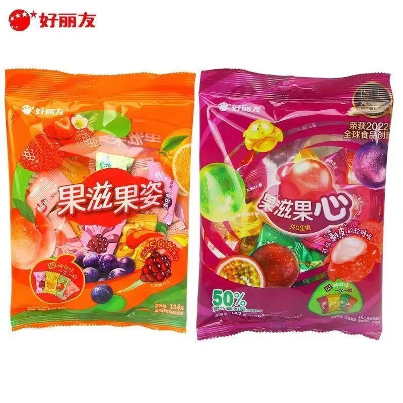 【临期】果滋果姿/果滋果心软糖剥皮糖大包临期