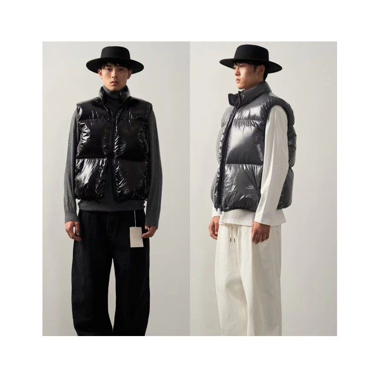 【Mr.慕】W元级重奢 廓形时装冬季加厚保暖双拉链羽绒马甲