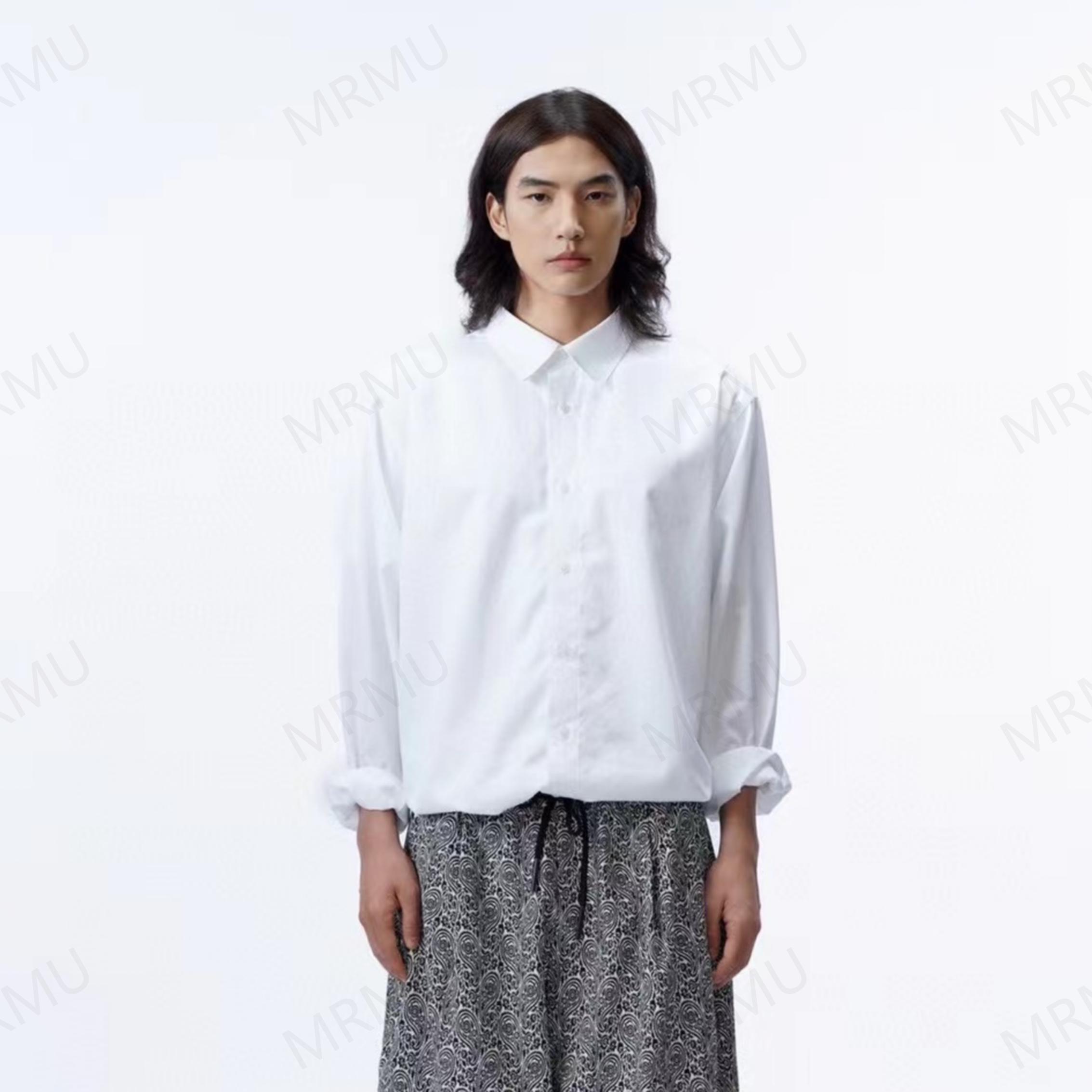 【NO退NO换】紫标 200支四股高密免烫抗皱透气高级感宽松白衬衫