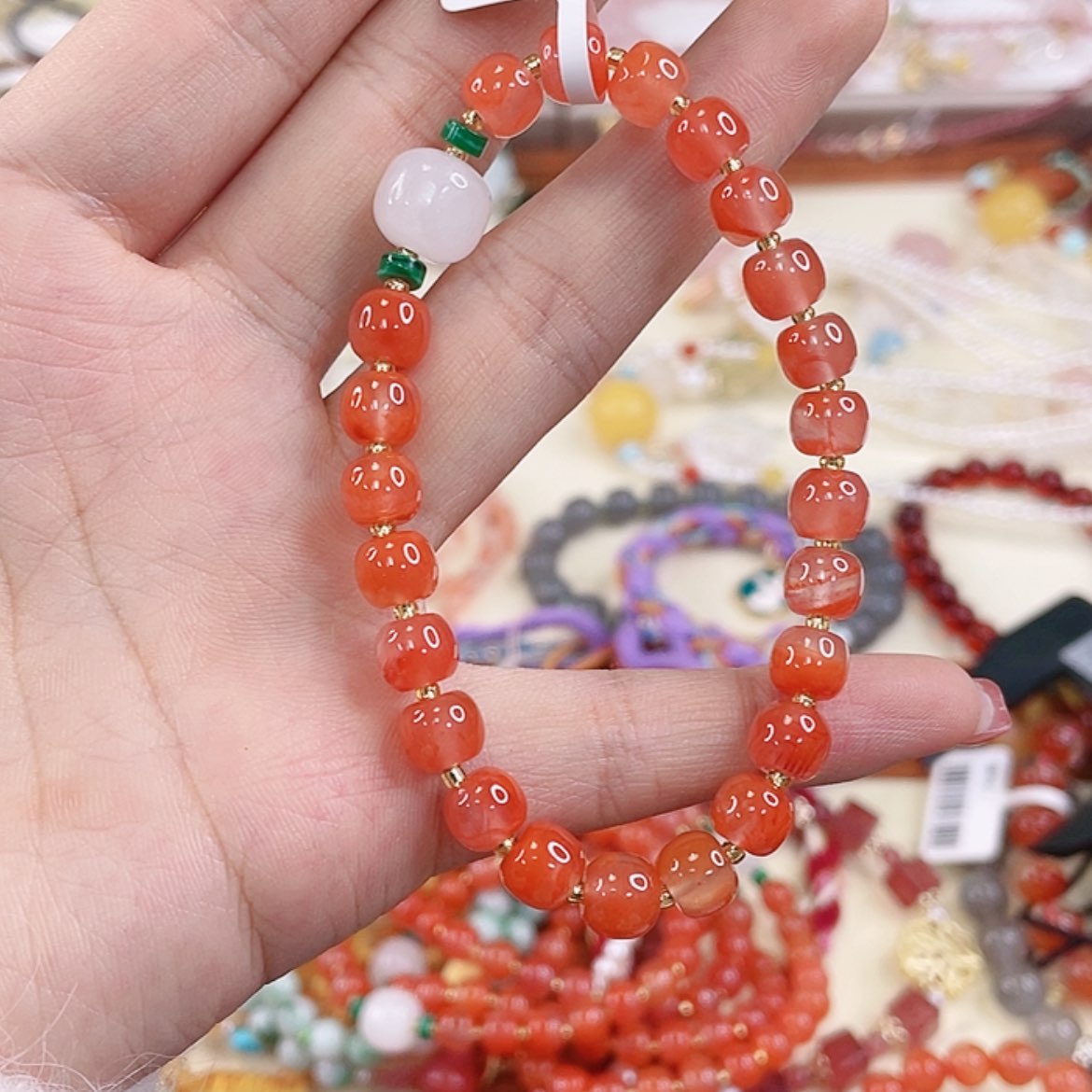 【闪购商品】南红玛瑙手链未镶嵌