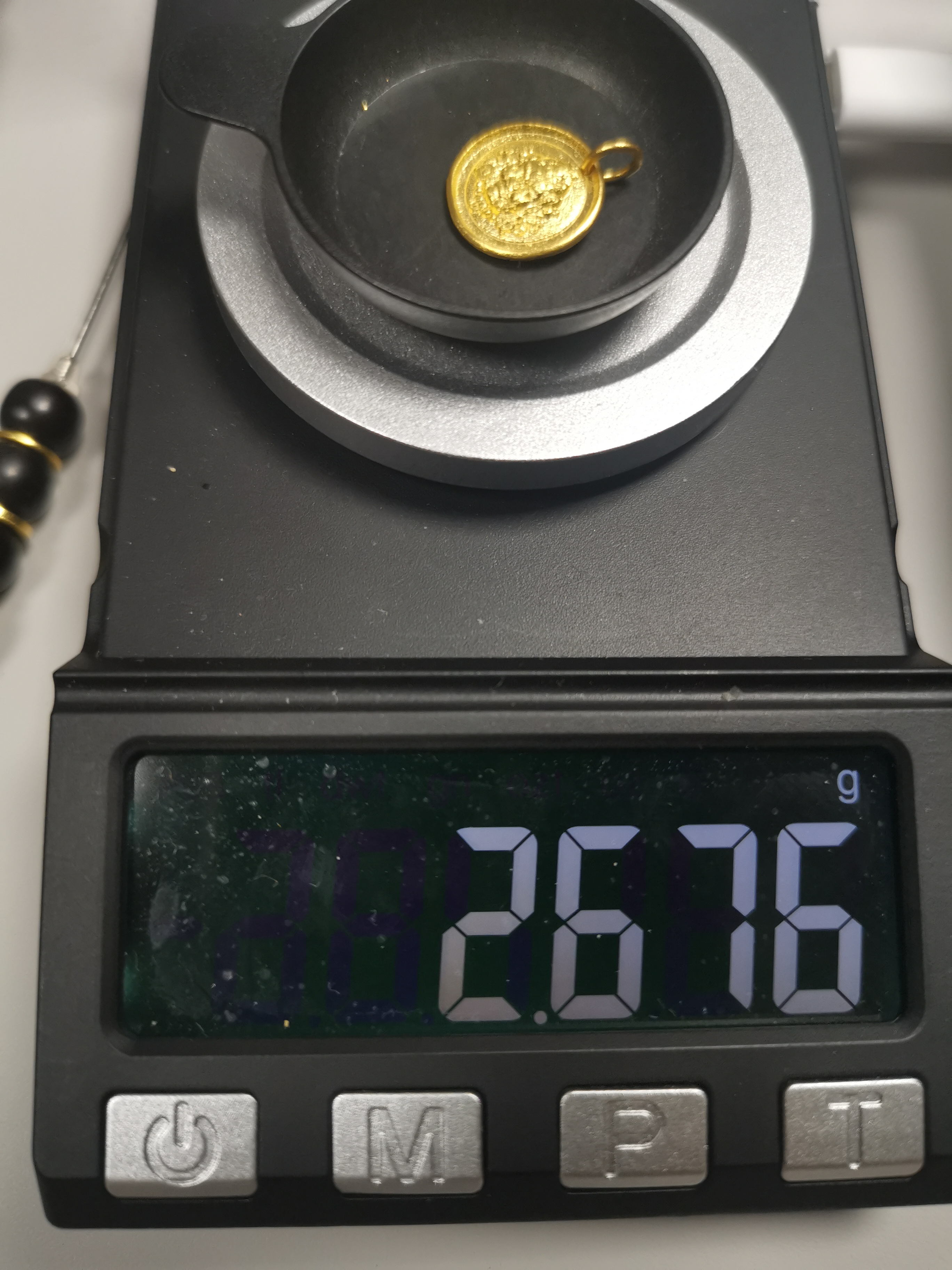 足金999黄财吊坠