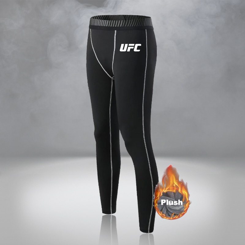 新版冬季加厚加绒骑行裤 男士高弹运动保暖裤 自行车裤