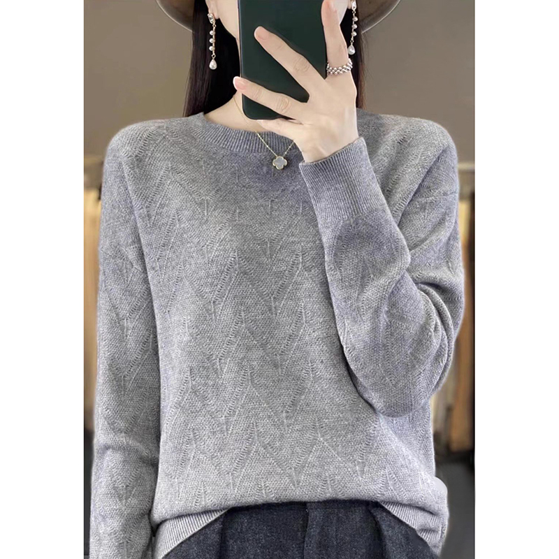 【高级灰】2492超柔软新款高品质圆领上衣