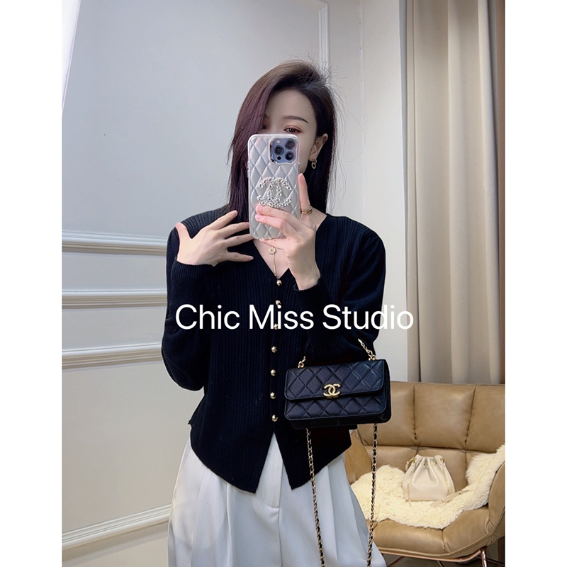 【燕麦色】开衫外套3436超柔软新款高品质V领上衣