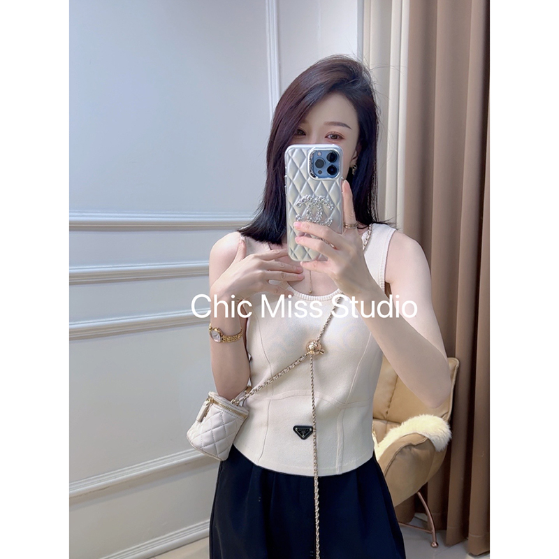 【米白色】3278高品质新款背心吊带