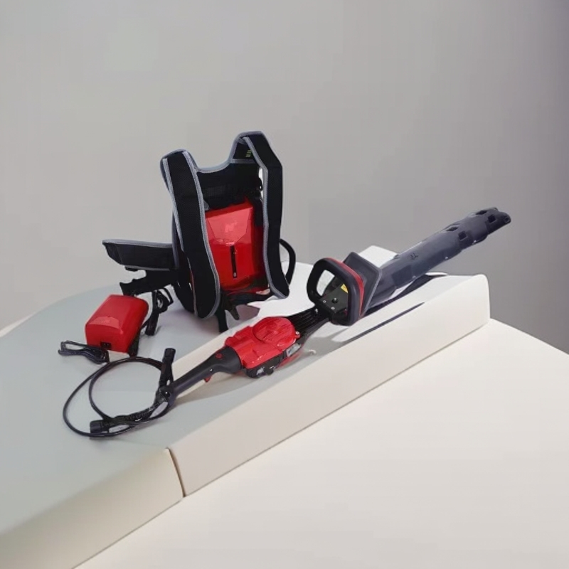 恩加锂电双刃绿篱机H65D电动修剪机节能环保