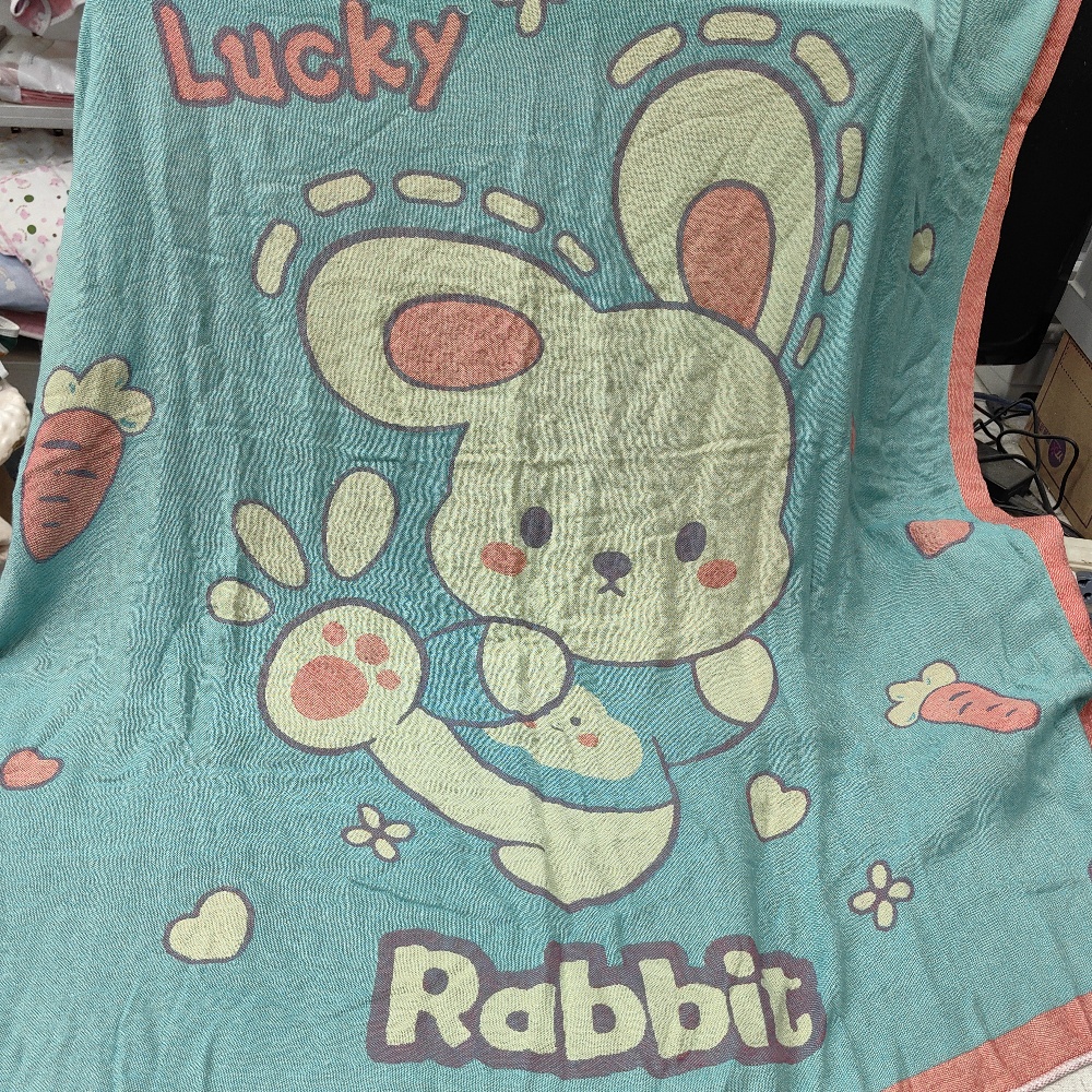 婴儿冷感毯夏季双层凉感毯竹纤维多功能被子空调毯柔软亲肤宝宝毯