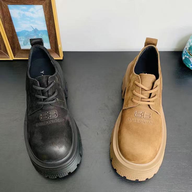 高端头层牛皮细带乐福鞋百搭时尚