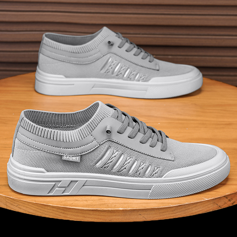 男鞋新款夏季运动鞋子男款跑步透气网面鞋休闲百搭低帮男士轻便鞋