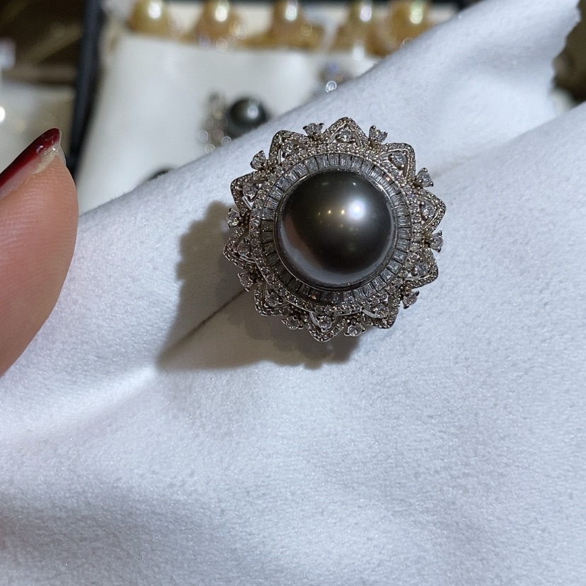 【闪购商品】海水珍珠戒指银S925镶嵌