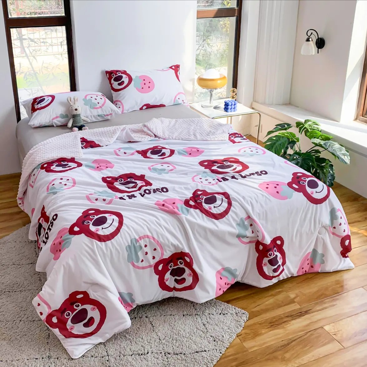 凉感冰丝豆豆被双人200*230