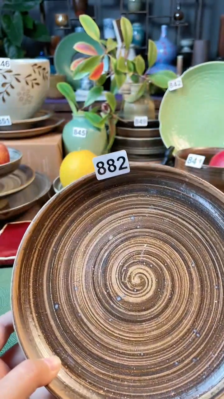 【闪购商品】陶瓷碗8寸立口盘882