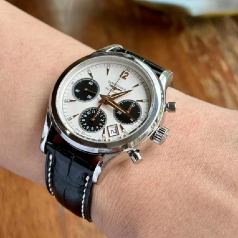 99新 Longines/浪琴 浪琴复刻/男士/39mm/全套