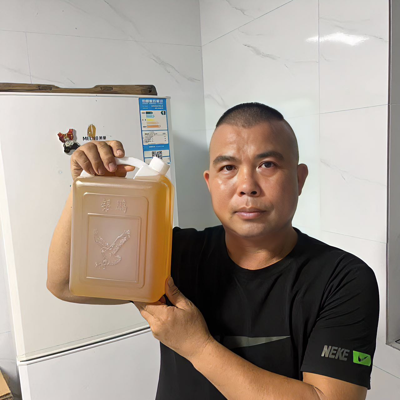 广西桂林农村自种土榨花生油5斤10斤