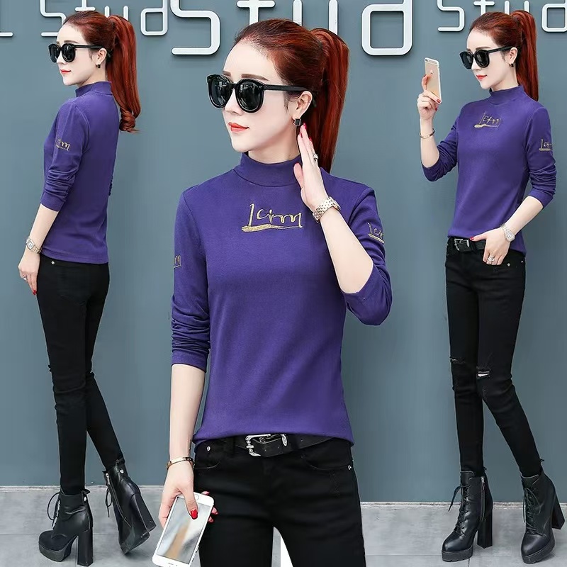 【慧慧】79#99时尚女装春秋长袖T恤洋气