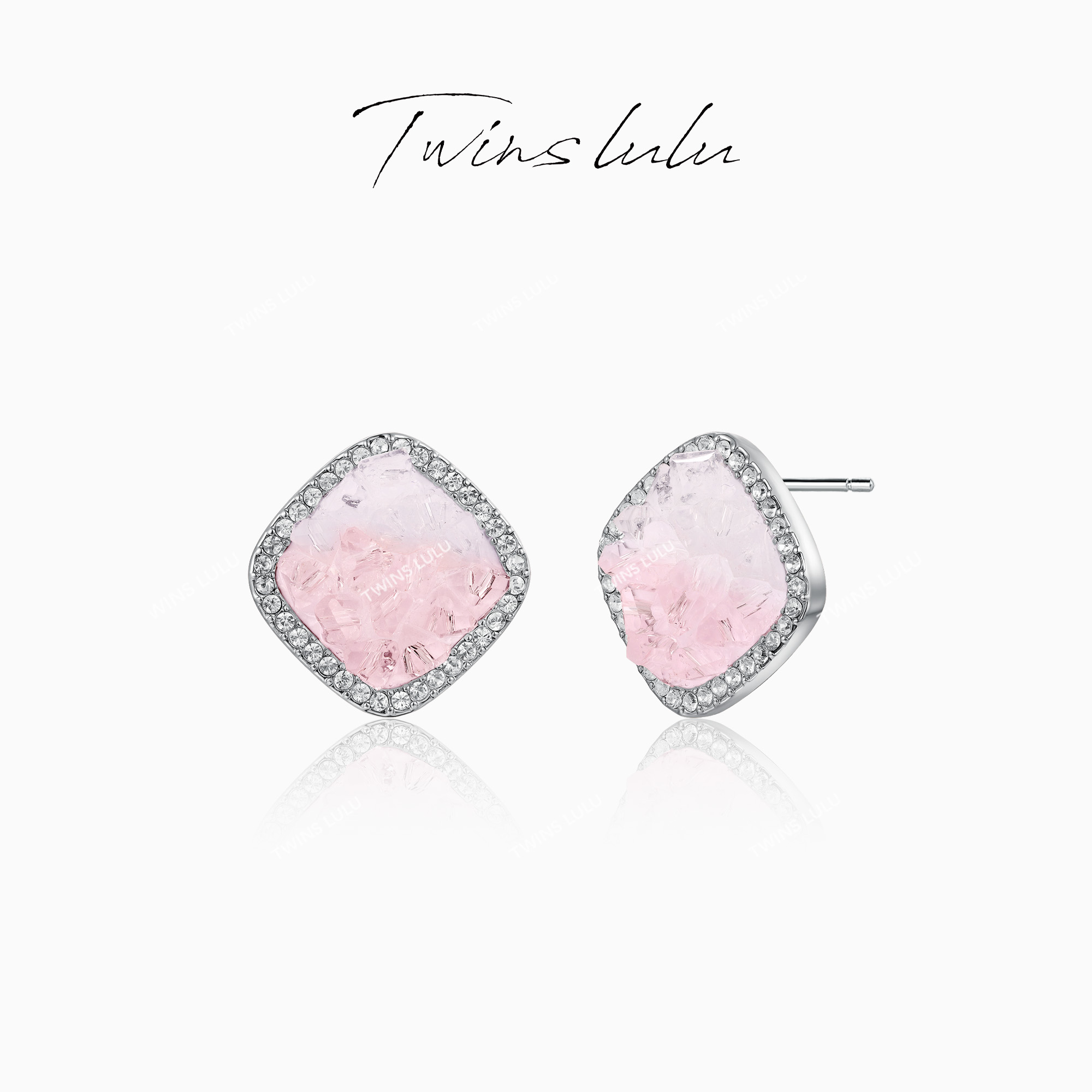 TWINS LULU 出游季【夏上新】【浅滩】时尚简约不规则耳环TSL1868