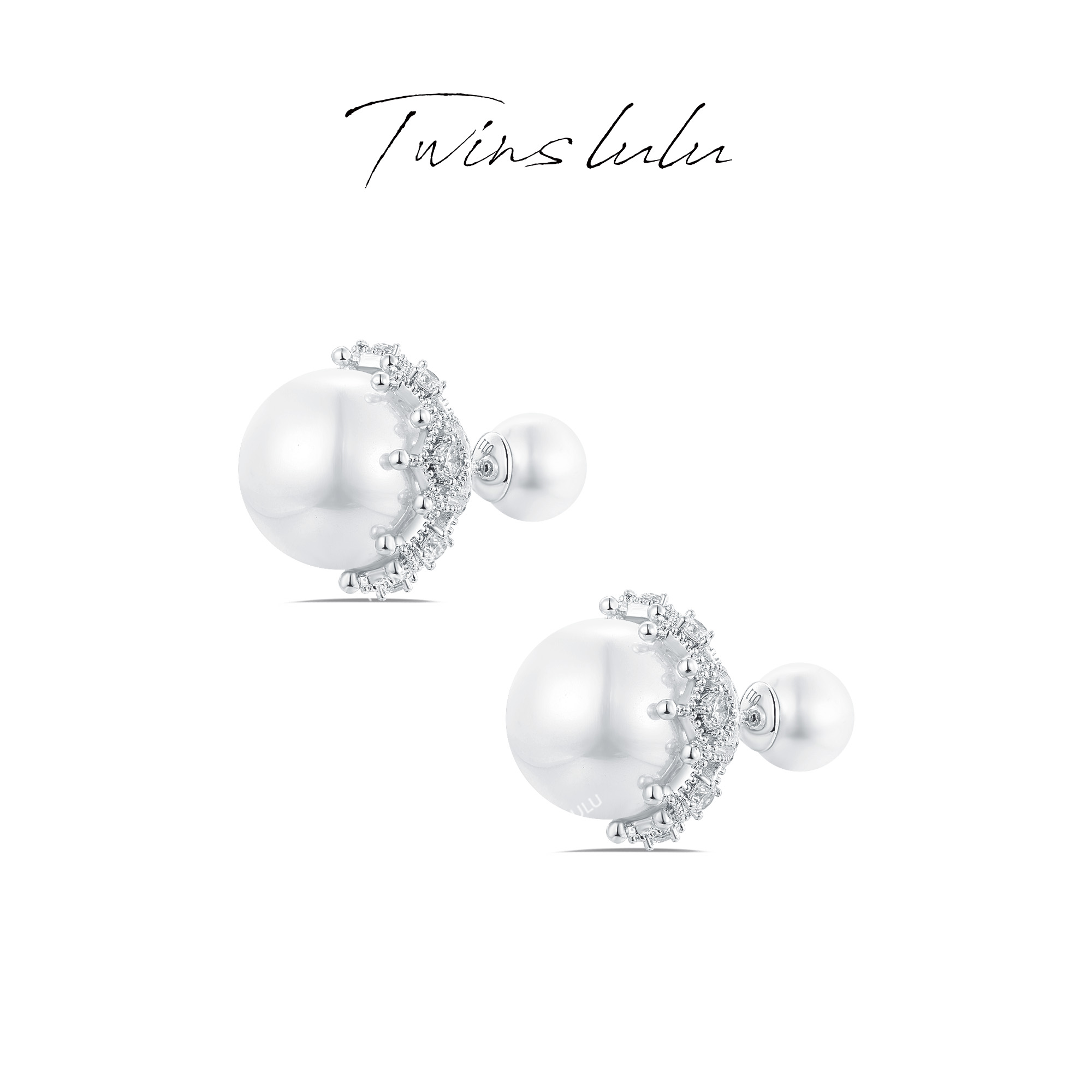 TWINS LULU 镀k金 【官方正品】时尚三带珠珠耳环TSL011