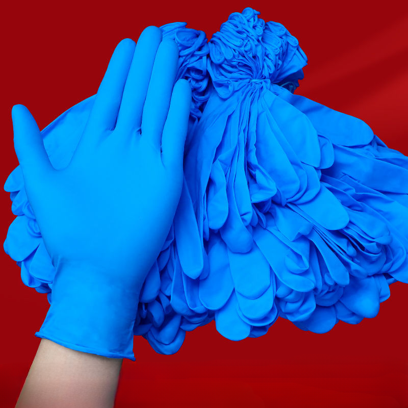 洗碗手套橡胶乳胶丁腈高弹加厚耐用食品餐饮厨房美容一次性手套