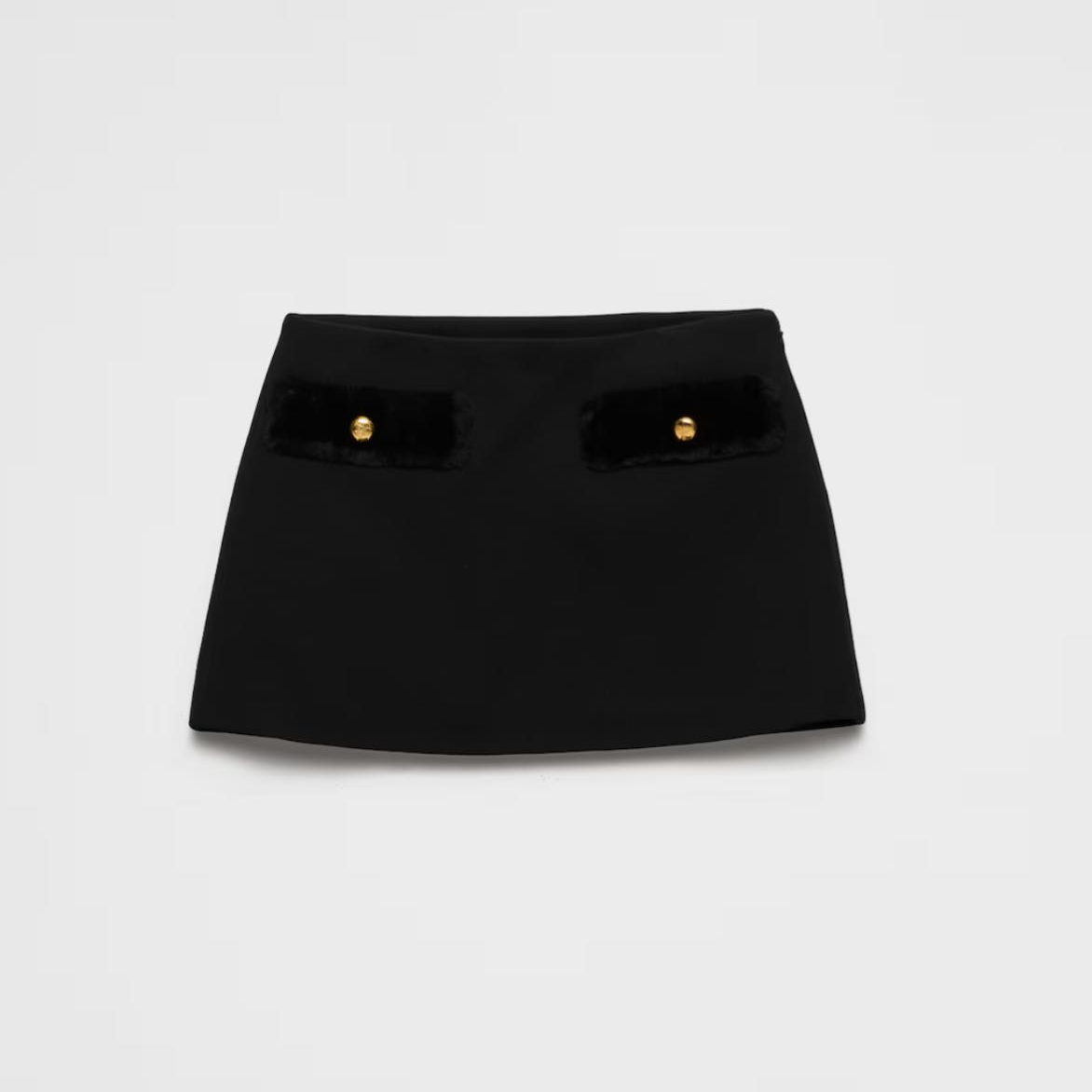 未使用 Prada/普拉达 Prada女士羊毛小高腰半身裙