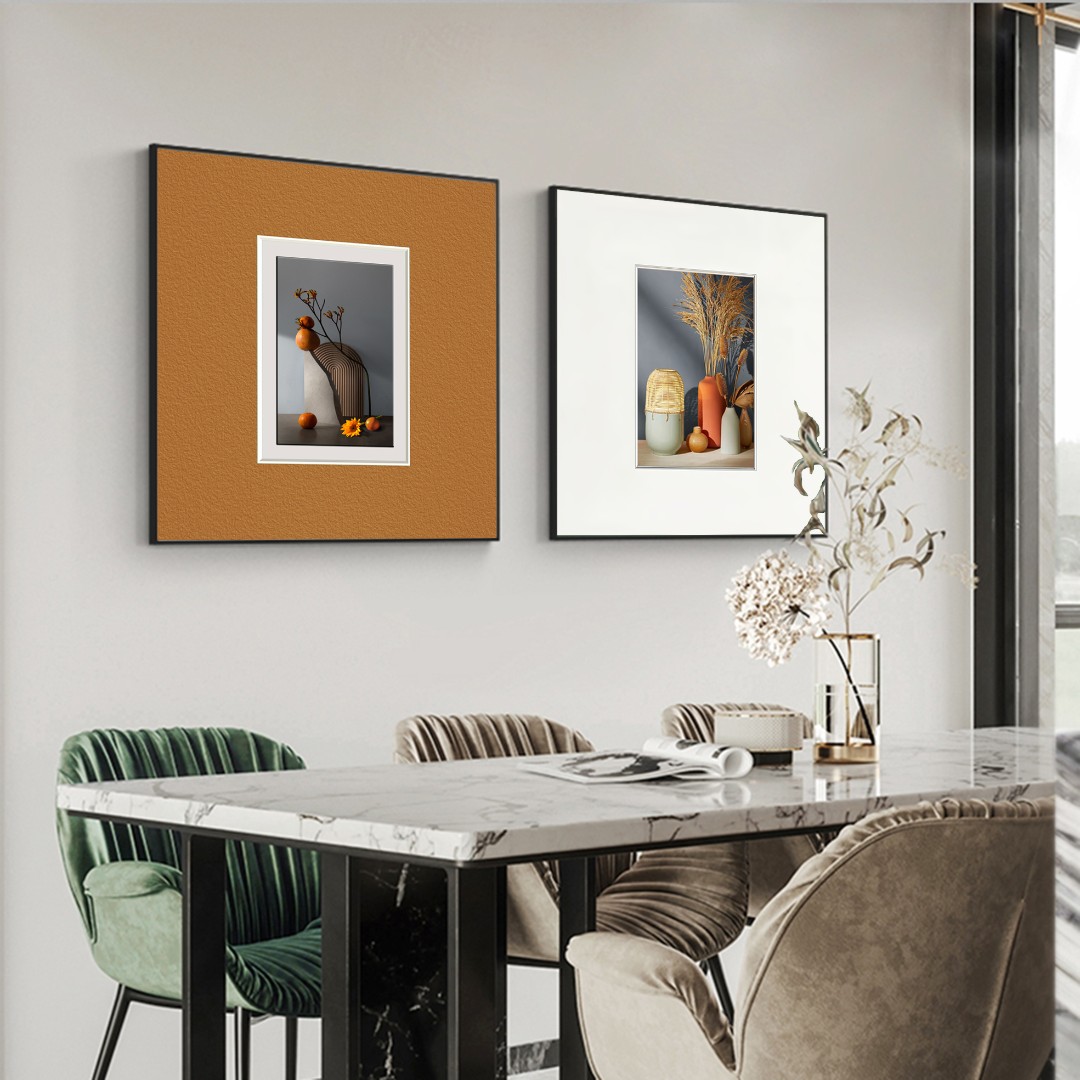 【静美有吉】客厅画餐厅电表箱画简约挂画卧室装饰画静物画电箱