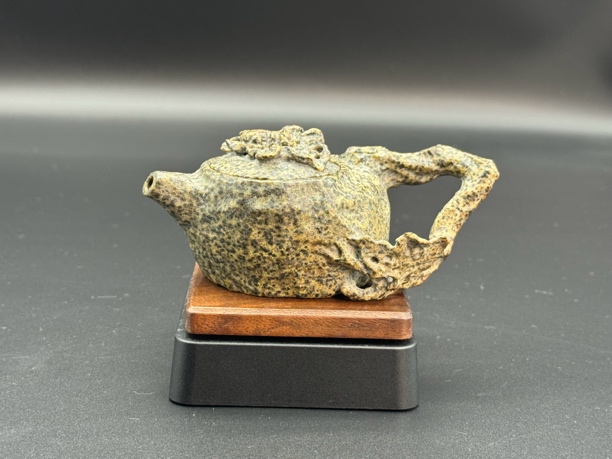 【秋声】•研壶社•冰碛岩石壶•80ml