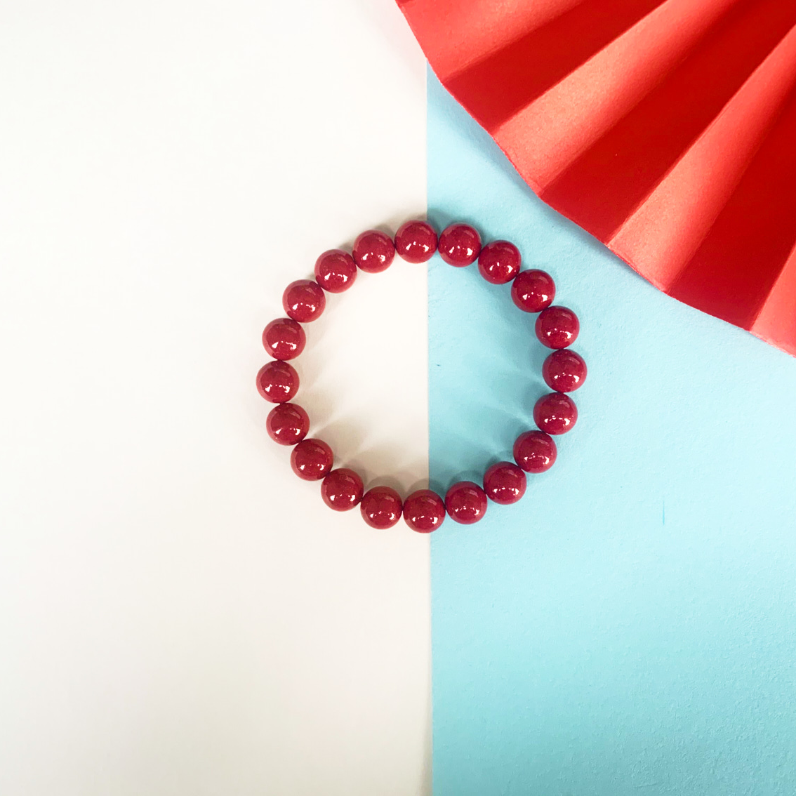 含辰砂工艺品红晶砂手串百搭素圈手串100%保真满矿晶朱砂产地直地