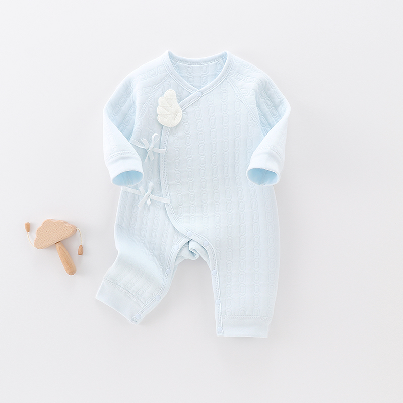 （新生儿）洁白翅膀 宝宝纯棉柔软保暖蝴蝶衣可爱秋冬季新生婴幼儿