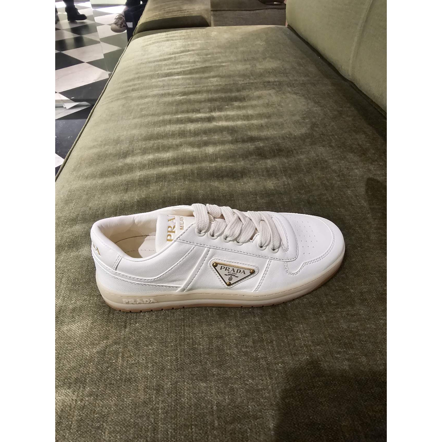 未使用 Prada/普拉达 Prada 普拉达 白色板鞋