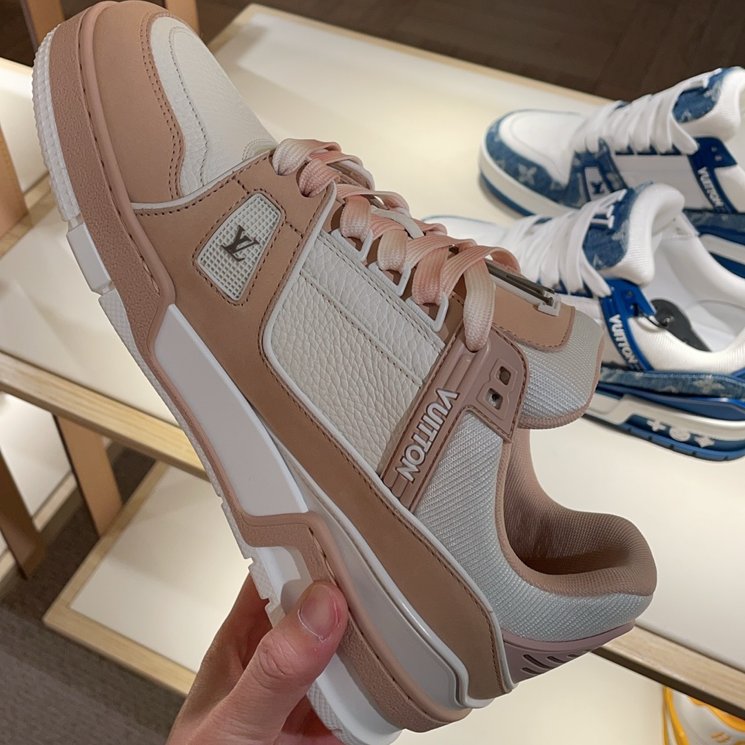 LouisVuitton/路易威登路易威登LV 粉色板鞋